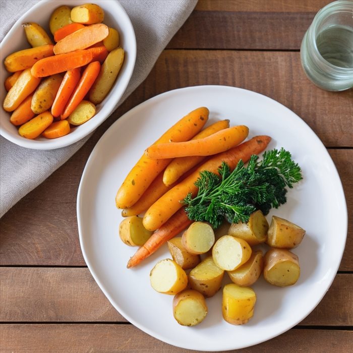 Recette Facile : Patate Douce et Carotte Délicieuse