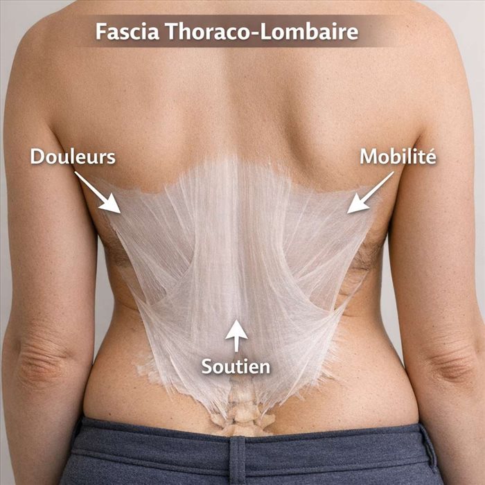Qu’est-ce que le fascia thoraco-lombaire ? Rôle et douleurs