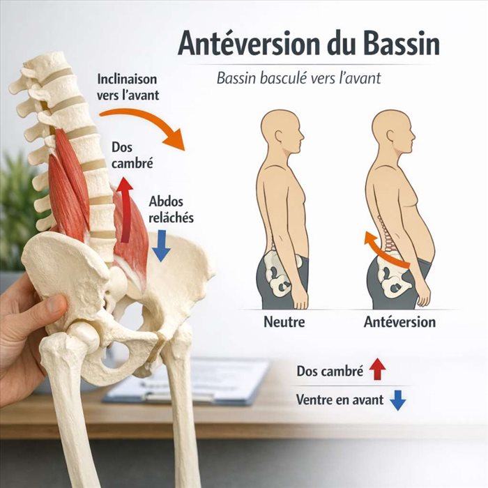 Antéversion du bassin : définition, causes et impacts