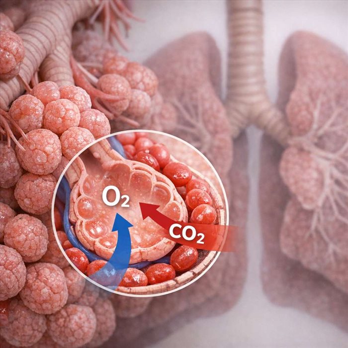 Alvéoles pulmonaires : comment se font les échanges gazeux ?
