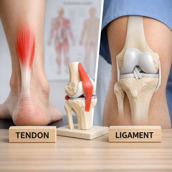 Différence entre tendons et ligaments : comprendre leur rôle