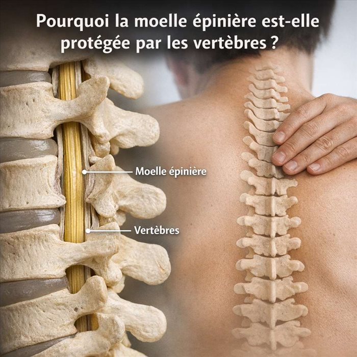 Pourquoi la moelle épinière est protégée par les vertèbres ?