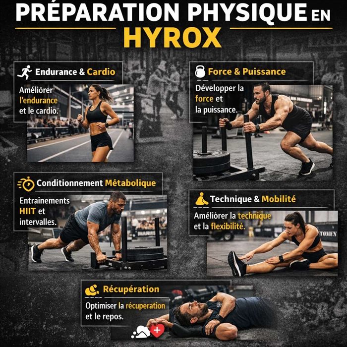 Quel rôle joue la préparation physique dans la réussite en Hyrox?